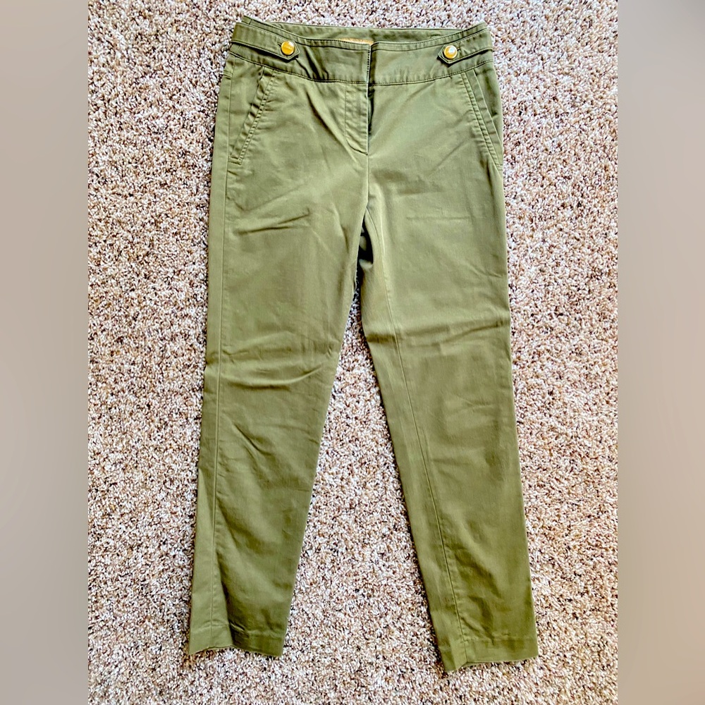 Prich cotton blend Olive green Pants Women's Waist 28"